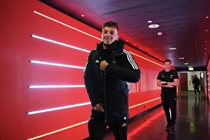 Arsenal V Newcastle United 2022-23 Prints: Arsenal's Ben White Geared Up for Arsenal vs