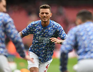 Arsenal's Ben White Gears Up for Arsenal vs. Leicester City Clash in Premier League