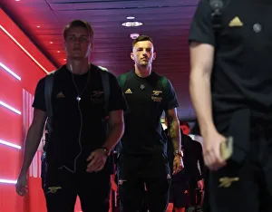 Arsenal V Liverpool 2022-23 Prints: Arsenal's Ben White Gears Up for Arsenal vs