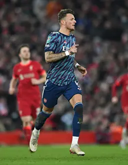 Arsenal's Ben White Gears Up for Carabao Cup Battle Against Liverpool