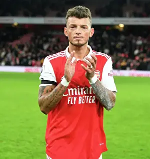 Arsenal V West Ham United 2022-23 Prints: Arsenal's Ben White Post-Match: Arsenal FC vs West Ham United, Premier League 2022-23
