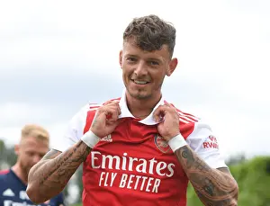 Arsenal's Ben White in Pre-Season Action Against Ipswich Town