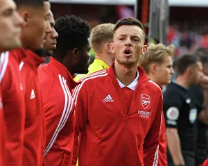 Arsenal V Liverpool 2022-23 Prints: Arsenal's Ben White Prepares for Arsenal vs