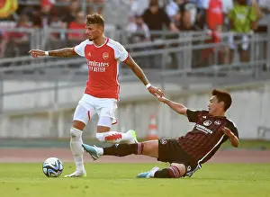 Arsenal's Ben White Shines in Nuremberg: Pre-Season Friendly vs. FC Nurnberg, 2023