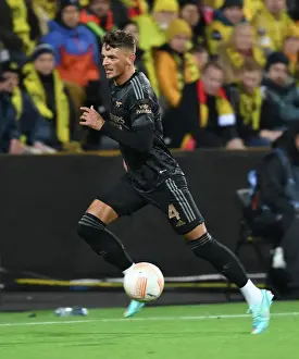 Bodø/Glimt V Arsenal 2022-23 Prints: Arsenal's Ben White Stands Out in Europa League Battle against Bodø/Glimt