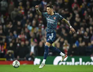 Arsenal's Ben White Stands Firm Against Liverpool in Carabao Cup Semi-Final Clash