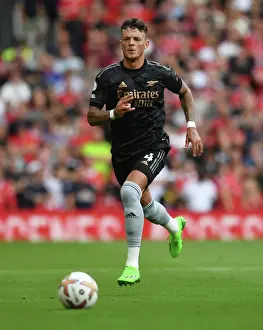Arsenal's Ben White Stands Strong: Premier League Showdown vs Manchester United (2022-23)