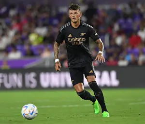 Arsenal's Ben White Trains with Orlando City SC During 2022-23 Pre-Season Friendly