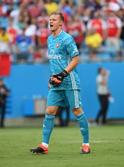 Arsenal's Bernd Leno in Action: Arsenal vs. ACF Fiorentina at 2019 International Champions Cup
