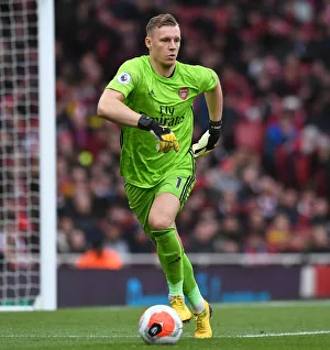 Arsenal's Bernd Leno in Action: Arsenal vs. West Ham United, Premier League 2019-2020