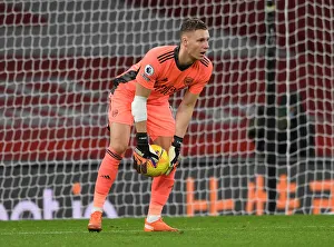 Arsenal V Southampton 2020-21 Prints: Arsenal's Bernd Leno in Action: Arsenal vs
