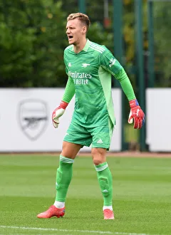 Arsenal's Bernd Leno in Action: Arsenal vs. Watford Pre-Season Match, 2021