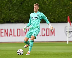 Arsenal's Bernd Leno in Action: Arsenal vs Ipswich Town Pre-Season 2022-23