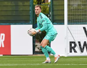 Arsenal's Bernd Leno in Action: Arsenal vs Ipswich Town Pre-Season 2022-23