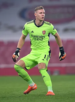Arsenal's Bernd Leno in Action: Arsenal vs Molde, Europa League 2020-21