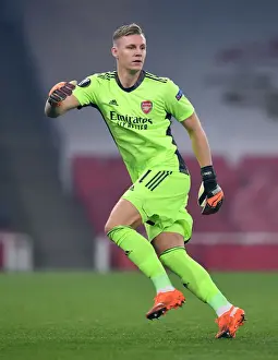 Arsenal V Molde FK 2020-21 Prints: Arsenal's Bernd Leno in Action: Arsenal vs Molde FK - Europa League 2020-21