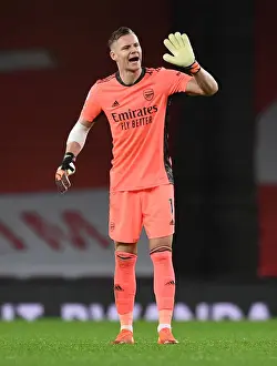 Arsenal's Bernd Leno in Action against Burnley - Premier League 2020-21