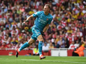 Arsenal's Bernd Leno in Action: Emirates Cup 2019 - Arsenal vs. Olympique Lyonnais