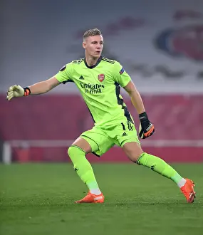 Arsenal V Molde FK 2020-21 Prints: Arsenal's Bernd Leno in Action: Europa League 2020-21 - Arsenal vs Molde FK