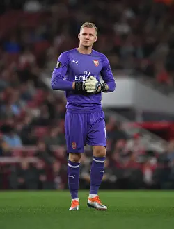 Arsenal's Bernd Leno in Action: Europa League Showdown Against Vorskla Poltava