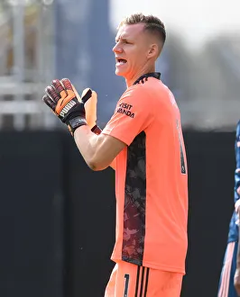 Arsenal's Bernd Leno in Action: Fulham vs Arsenal, Premier League 2020-21