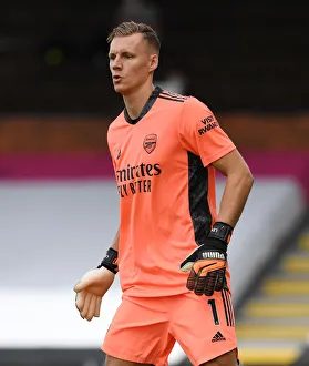 Arsenal's Bernd Leno in Action: Fulham vs Arsenal, Premier League 2020-21