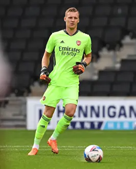 Arsenal's Bernd Leno in Action: MK Dons Pre-Season Friendly, 2020