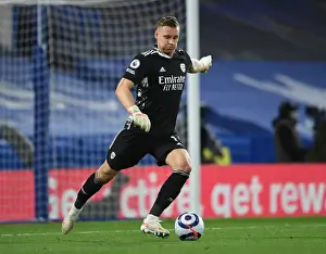 Arsenal's Bernd Leno in Action at Empty Stamford Bridge: Chelsea vs Arsenal, Premier League 2020-21