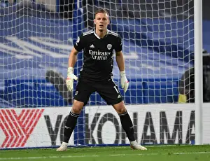Arsenal's Bernd Leno in Action at Empty Stamford Bridge: Chelsea vs Arsenal, Premier League 2020-21