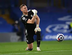 Arsenal's Bernd Leno in Action at Empty Stamford Bridge: Chelsea vs Arsenal, Premier League 2020-21