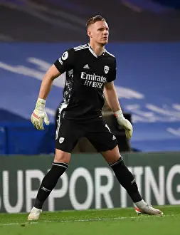 Arsenal's Bernd Leno in Action at Empty Stamford Bridge: Chelsea vs Arsenal, Premier League 2020-21