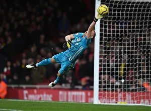 Arsenal V Manchester City 2019-20 Prints: Arsenal's Bernd Leno Focused Against Manchester City, Premier League 2019-20