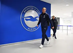 Brighton And Hove Albion V Arsenal 2018-19 Prints: Arsenal's Bernd Leno Prepares for Brighton Showdown: Premier League 2018-19