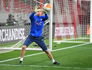 Arsenal's Bernd Leno Prepares for Olympiacos Clash in Empty Europa League Stadium
