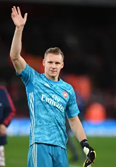 Arsenal's Bernd Leno Reacts After Arsenal FC vs Newcastle United, Premier League 2019-2020
