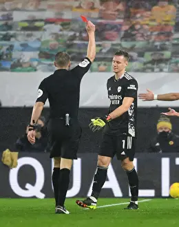 Arsenal's Bernd Leno Red-Carded in Wolverhampton Wanderers Clash (2020-21)