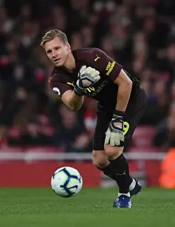 Arsenal V Leicester City 2018-19 Prints: Arsenal's Bernd Leno Stars in 3-1 Premier League Victory over Leicester City at Emirates Stadium