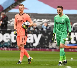 Arsenal's Bernd Leno and West Ham's Lukasz Fabianski Pre-Match Chat - Premier League 2020-21