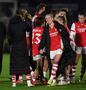 Arsenal's Beth Mead in Action: Arsenal Women vs. 1899 Hoffenheim - UEFA Women's Champions League