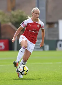 Arsenal's Beth Mead in Action: Arsenal Women vs West Ham United Women, Continental Cup