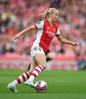 Arsenal Women V Tottenham Hotspur 2021-22 Prints: Arsenal's Beth Mead Faces Off Against Tottenham in FA WSL Showdown