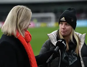 Arsenal Women V Everton Women 2022-23 Prints: Arsenal's Beth Mead at Half-Time in FA WSL Clash Against Everton