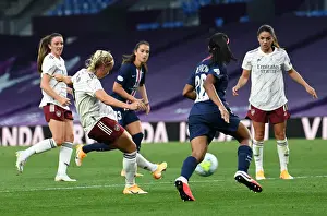 Arsenal Women V Paris Saint-Germain 2020 Prints: Arsenal's Beth Mead Scores Dramatic Goal against Paris Saint-Germain in UEFA Women's Champions League