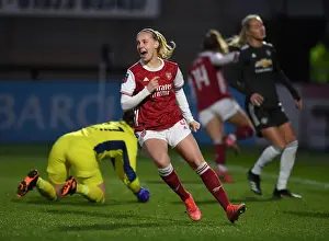 Arsenal's Beth Mead Scores Historic First Goal in Empty Meadow Park: Arsenal Women vs Manchester United Women (FA WSL 2021)