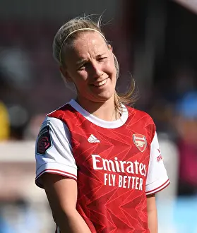 Arsenal's Beth Mead Scores in Empty Meadow Park: Arsenal Women's FA WSL Victory Over Brighton (2021)