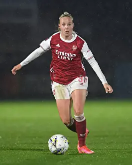 Arsenal Women V West Ham United Women 2020-21 Prints: Arsenal's Beth Mead Scores in Empty Meadow Park: FA WSL 2021 - Arsenal Women vs West Ham United Women
