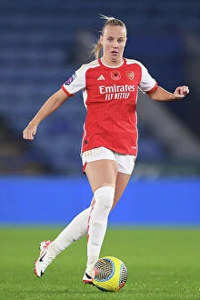 Images Dated 13th November 2023: Arsenal's Beth Mead Scores Thriller at Leicester City: Barclays Women's Super League Clash