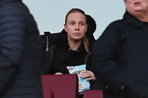 Arsenal's Beth Mead Watches from the Stands: Arsenal FC vs Southampton FC, Premier League 2022-23