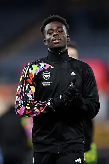 Arsenal's Bukayo Saka Acknowledges Fans Before Luton Town Clash (2023-24)