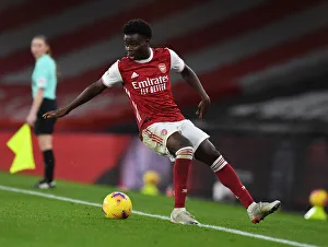 Arsenal V Southampton 2020-21 Prints: Arsenal's Bukayo Saka in Action: Arsenal vs. Southampton (Premier League 2020-21)
